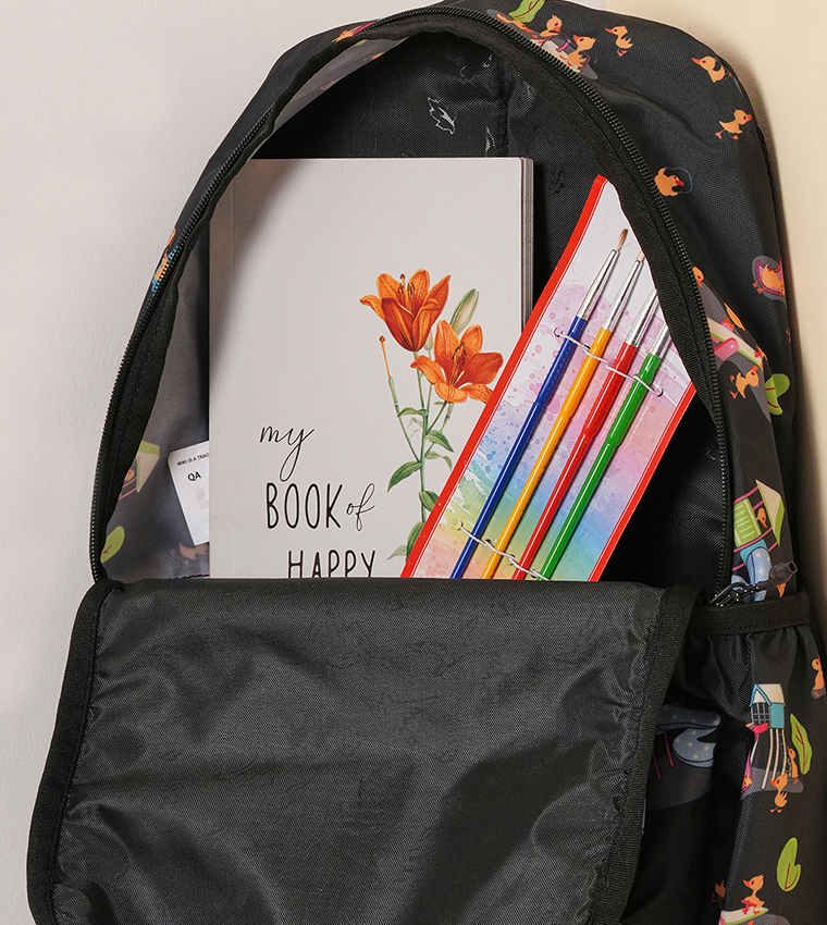 Champ 3 Ducks Printed Backpack