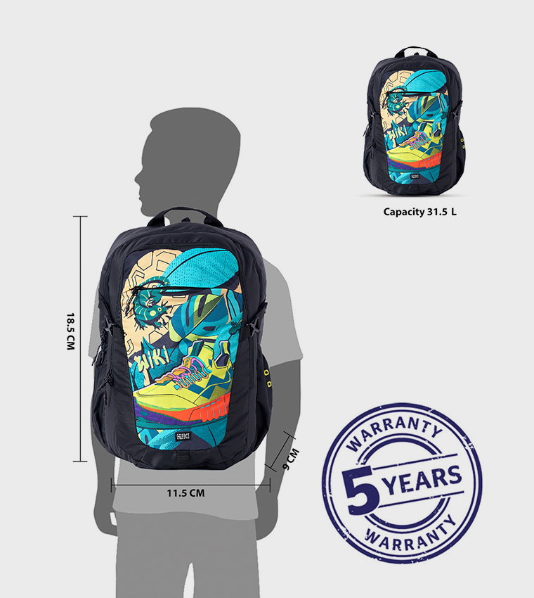 Tribe 1 Sneaker Printed Backpack