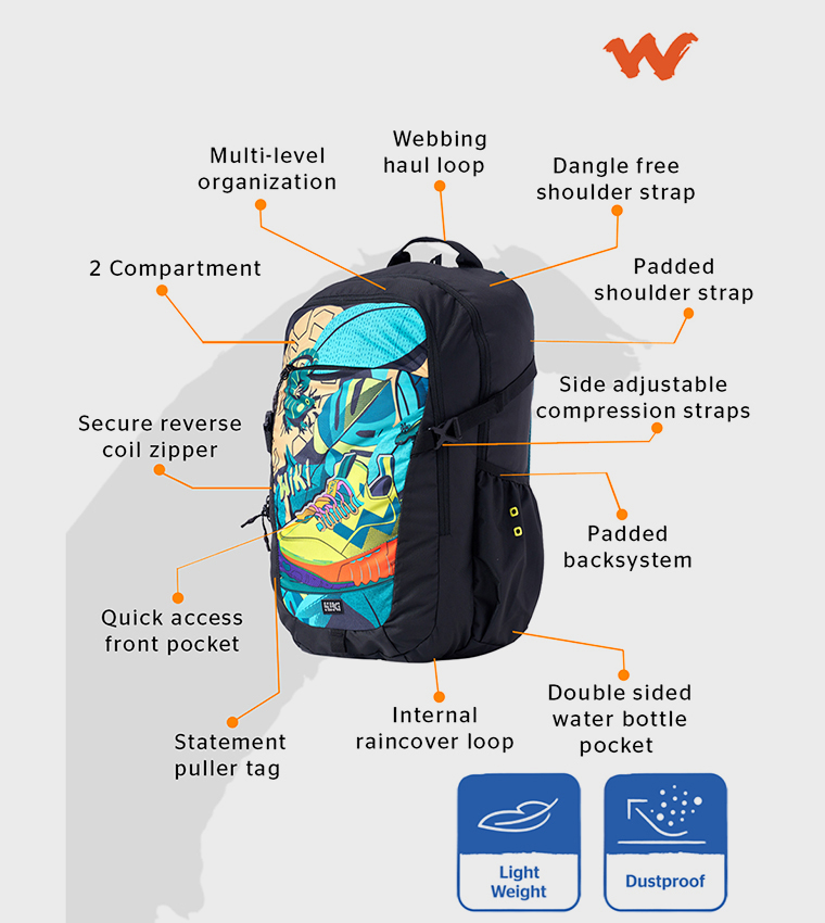 Tribe 1 Sneaker Printed Backpack