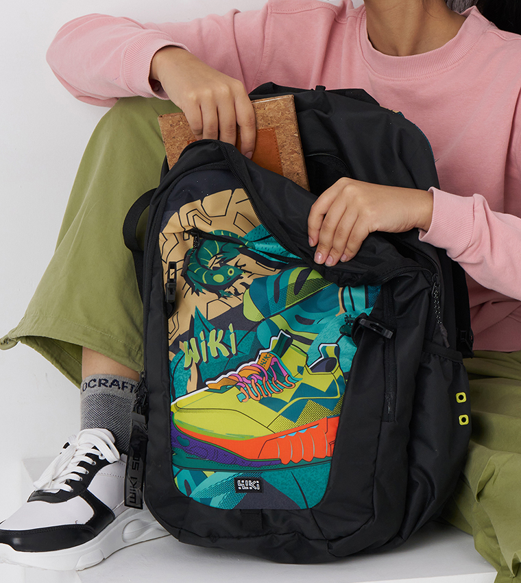 Tribe 1 Sneaker Printed Backpack