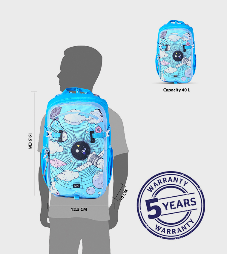 Tribe 3 Space Printed Backpack