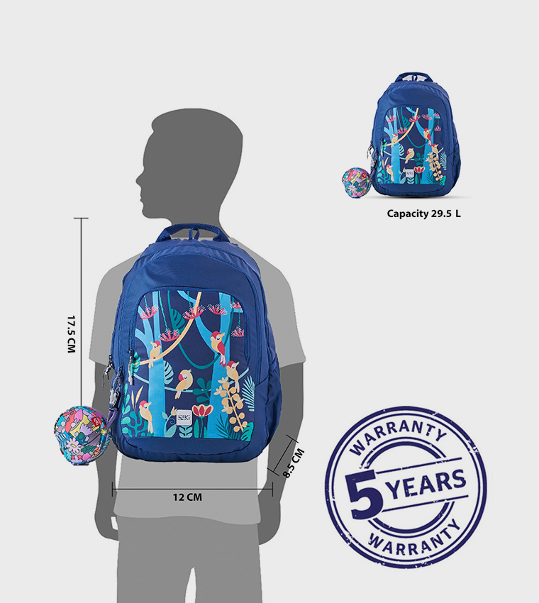 Tropical Printed Backpack