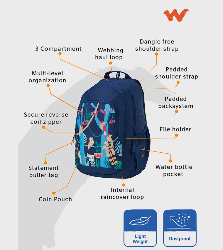 Tropical Printed Backpack