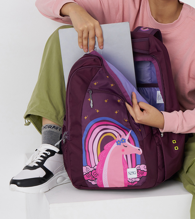 Unicorn Printed Backpack