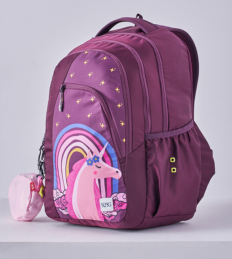 Unicorn Printed Backpack