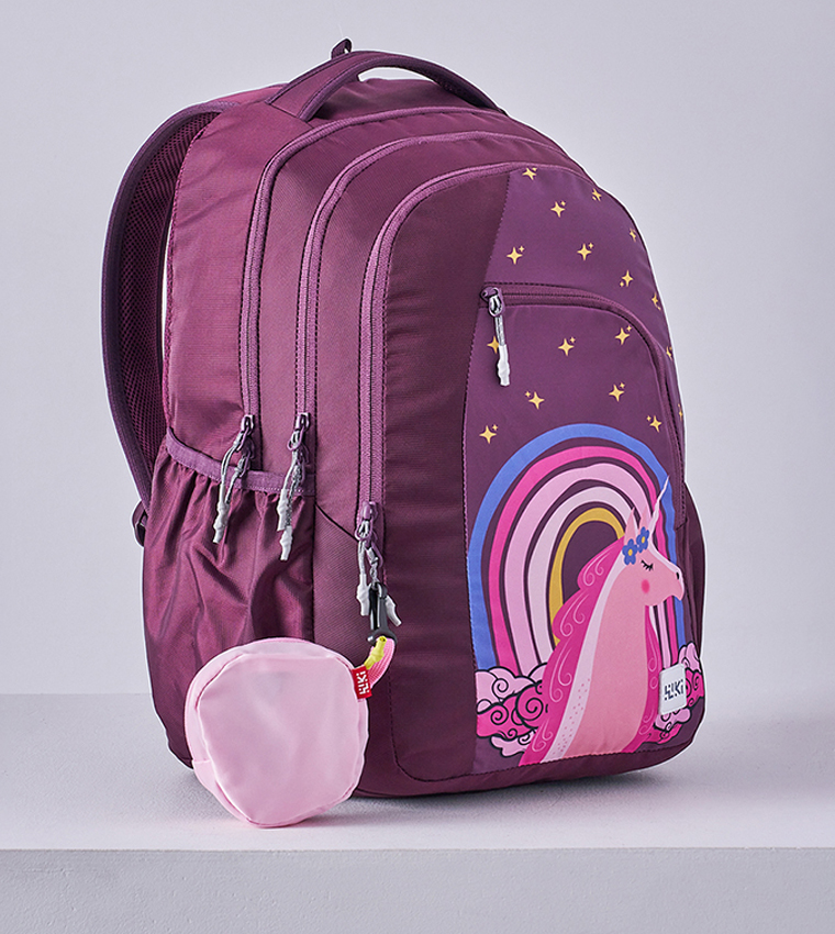 Unicorn Printed Backpack