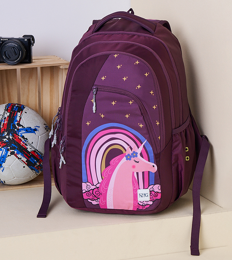Unicorn Printed Backpack