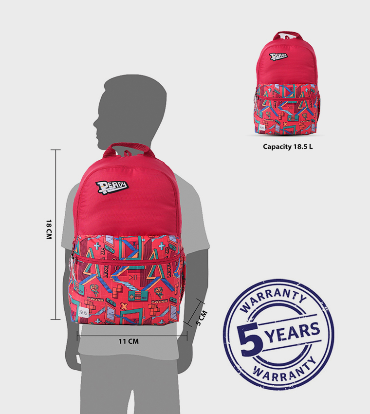 Pack Game On Printed Backpack
