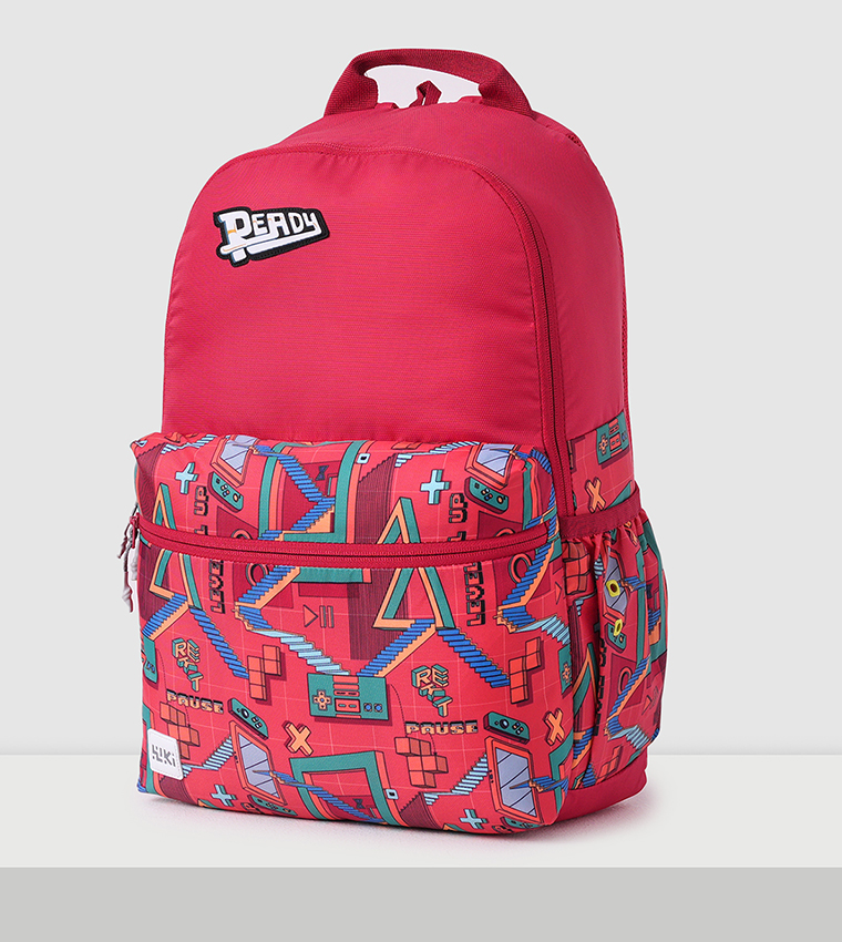 Pack Game On Printed Backpack
