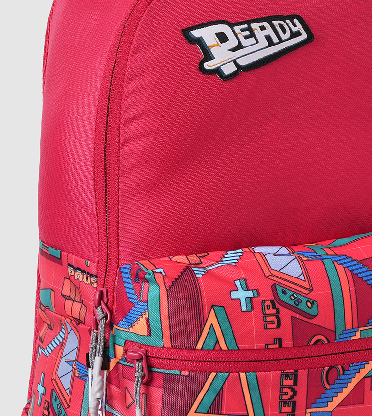 Pack Game On Printed Backpack