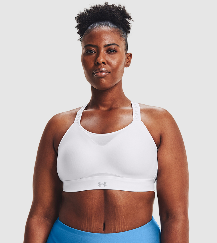 Buy Under Armour UA Infinity High Impact Sports Bra In White