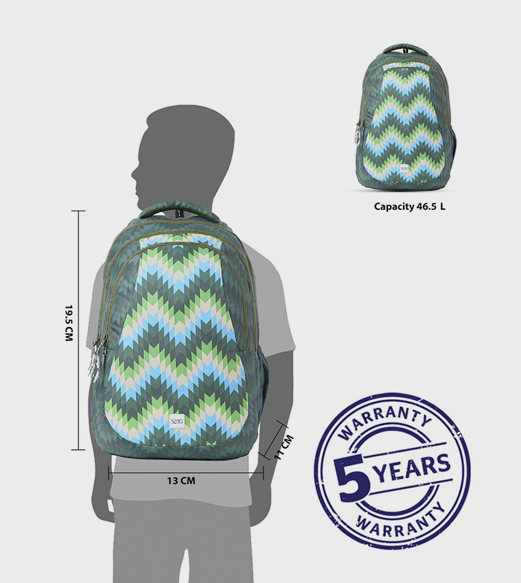 Block Printed Backpack