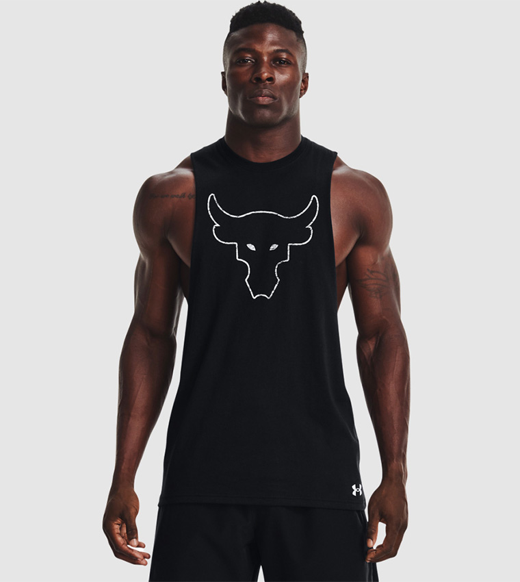 Buy Under Armour UA Pjt Rock Brahma Bull Tank In Black 6thStreet