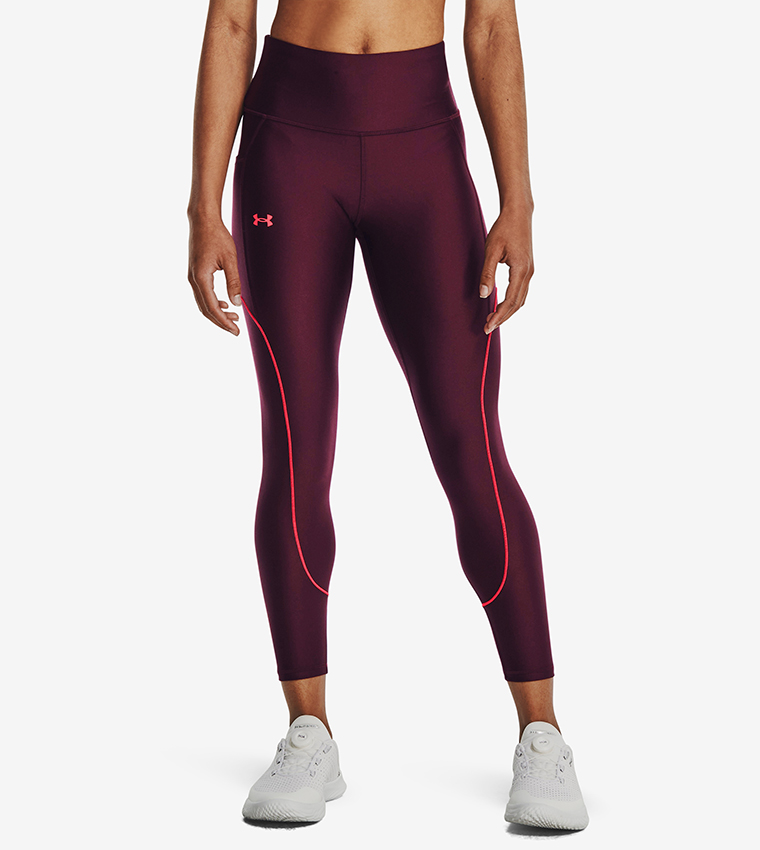 Buy Under Armour HeatGear Graphic Leggings Black in Kuwait -SSS