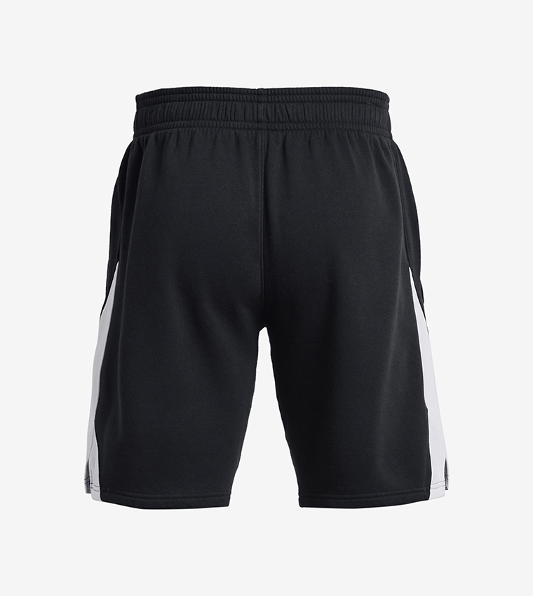 Curry Splash Elastic Waist Fleece Shorts