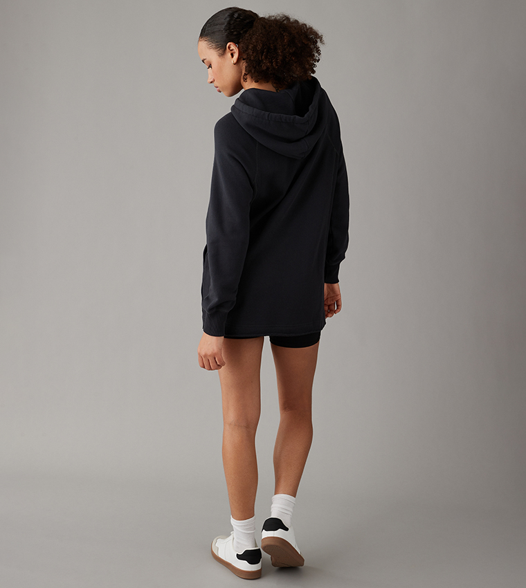 Fleece Hooded Sweatdress