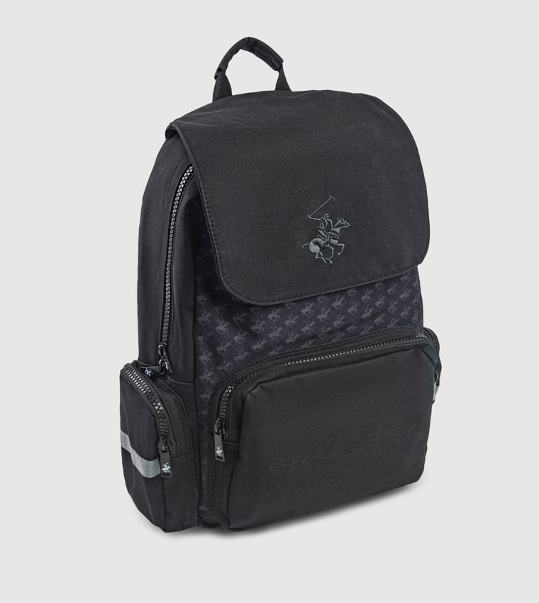 Logo Embroidered Backpack