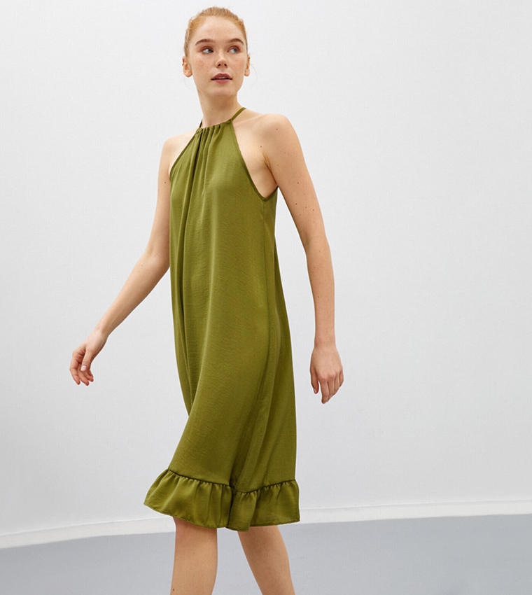 Halter Neck Short Dress