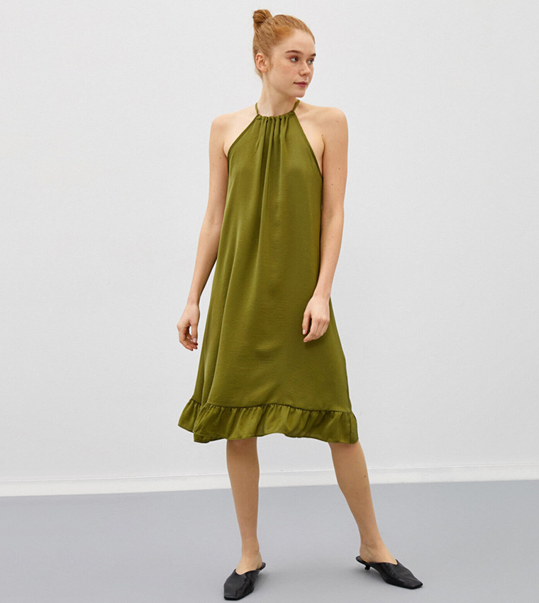 Halter Neck Short Dress