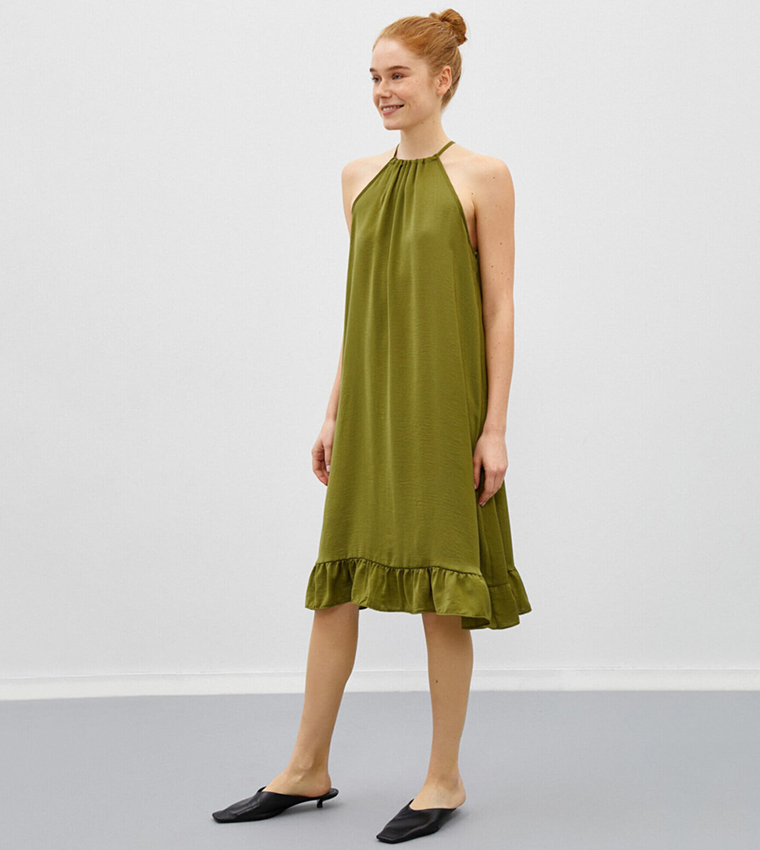Halter Neck Short Dress