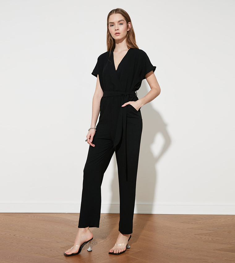 Double Breasted Short Jumpsuit  main image 0