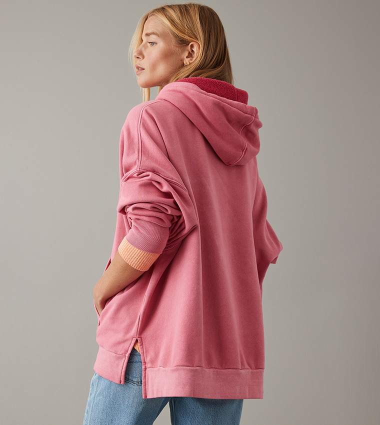 Solid Oversized Hoodie