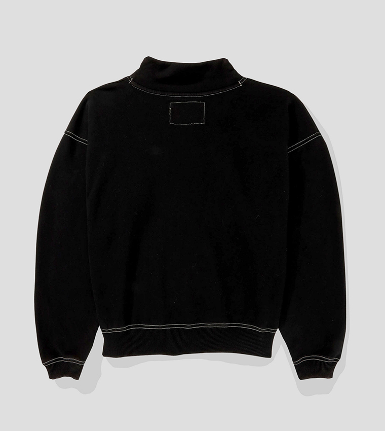 Contrast Stitch Detail Sweatshirt