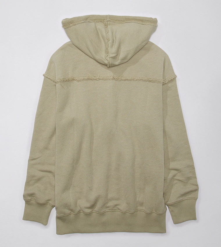 Textured Zip-Through Hooded Jacket
