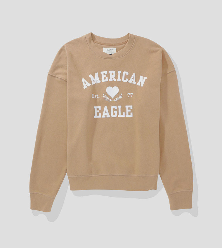 Logo Printed Crew Neck Sweatshirt