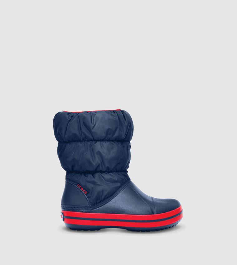 Buy Crocs Kids Winter Puff Boot In Blue | 6thStreet UAE