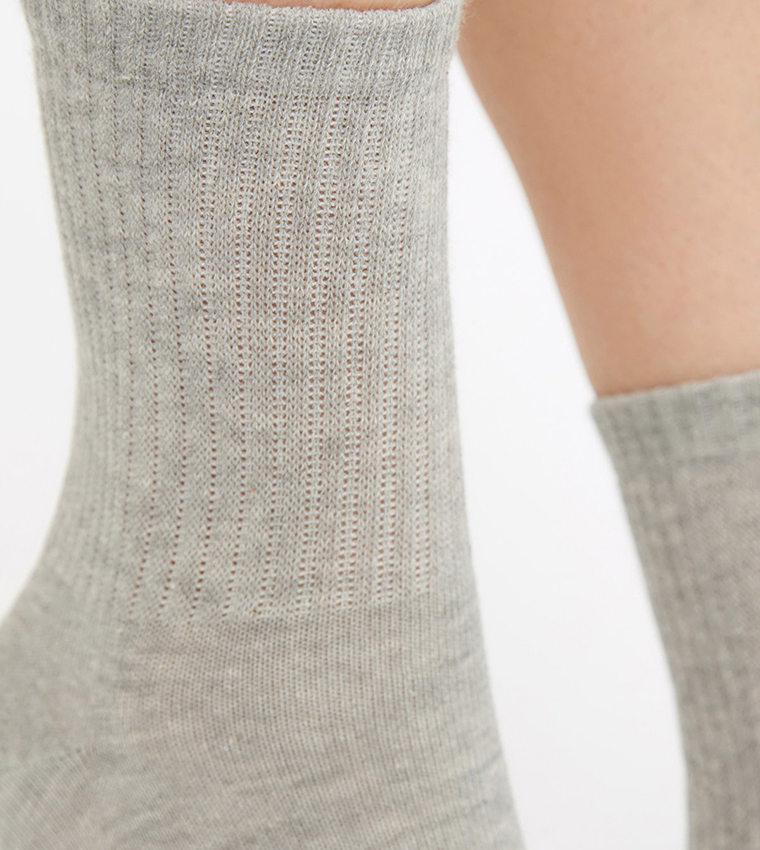 Buy Trendyol Pack Of 5 Knitted Socks In Multiple Colors | 6thStreet UAE