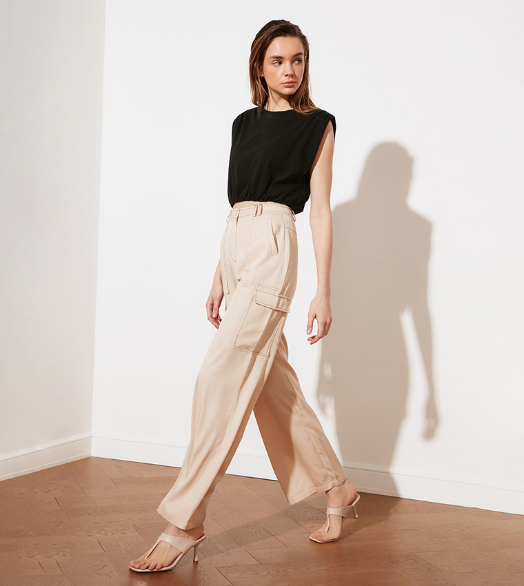 Mayla - Formal wide-leg trousers - High-waisted style