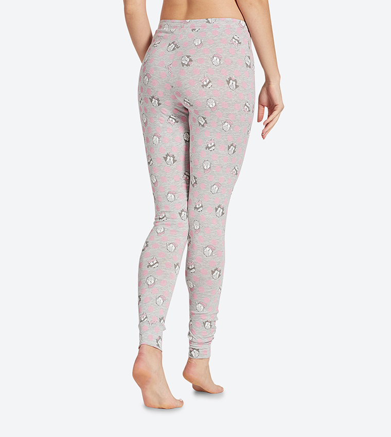 Buy La Vie En Rose Short Sleeve And Leggings Set (2 Pcs) Pink In