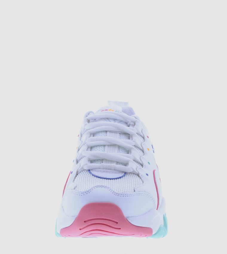 Skechers d'lite chunky on sale trainers 3.0 in pastel