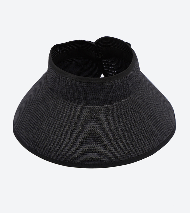 Buy Aldo Accessories Zuzana Stylish Panama Hat Black In Black ...