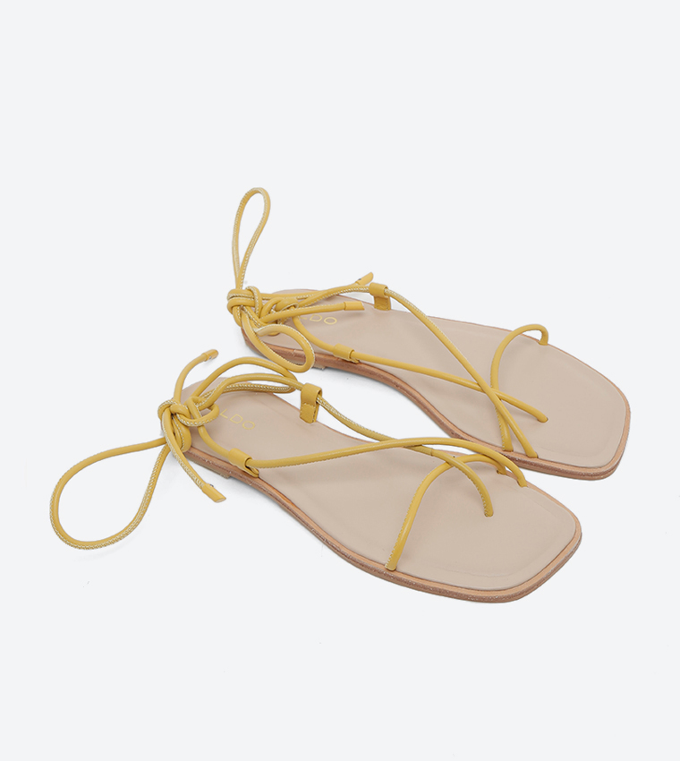 Buy Aldo Ladies Casual Sandals Light Yellow In Yellow 6thStreet