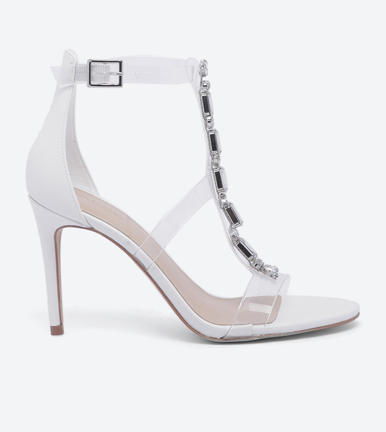 Womens black and store white dress sandals