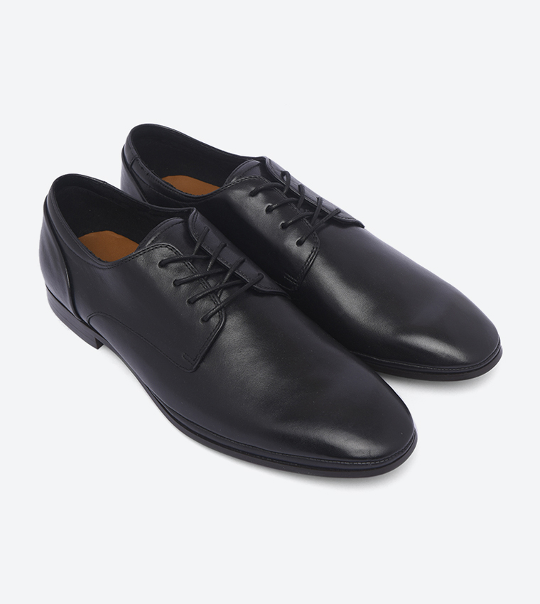 All black sale mens dress shoes