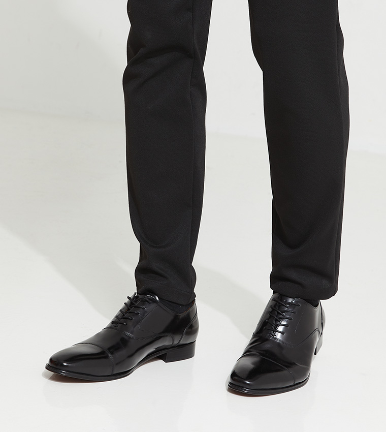 Buy Aldo Gregory R Cap Toe Oxford Shoes In Black | 6thStreet Bahrain