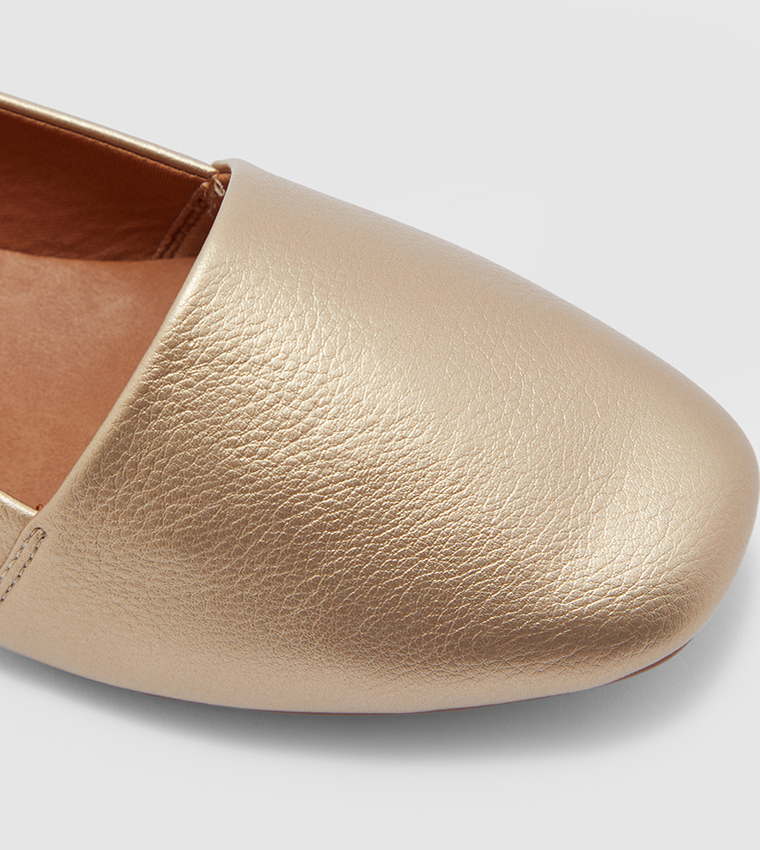 Solid Ballerinas-Gold