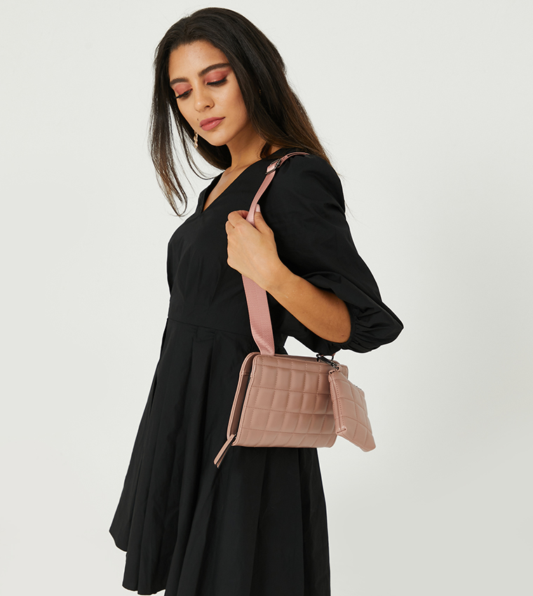 Buy Call It Spring 30Duo Shoulder Bag Pink In Pink | 6thStreet UAE