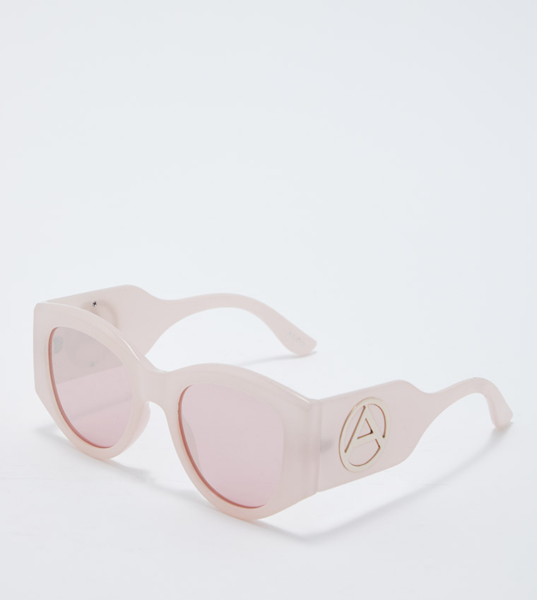 Pale pink outlet sunglasses