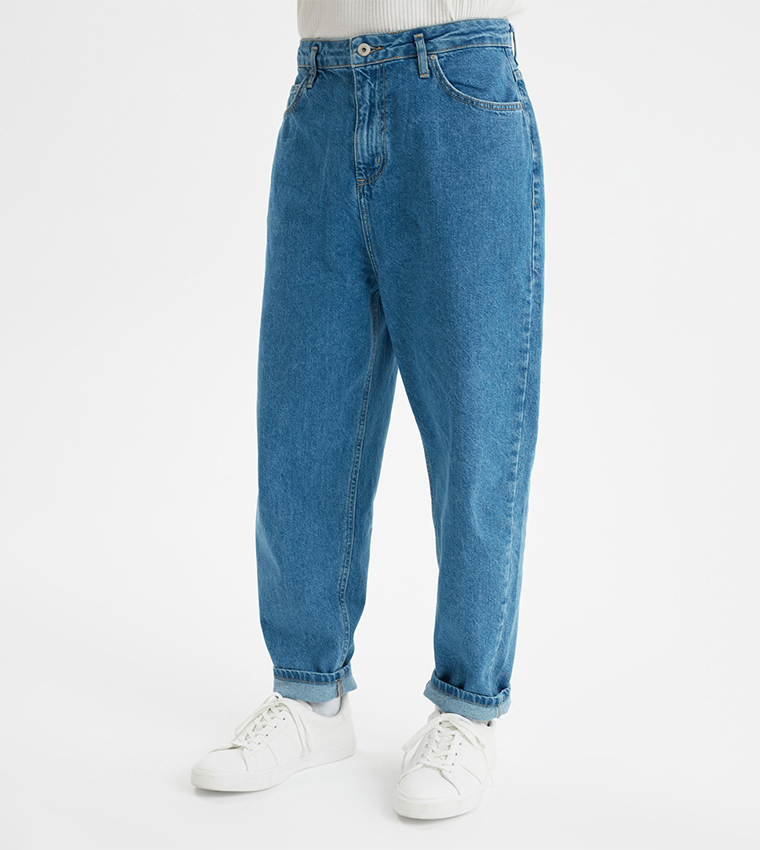 Buy Trendyol Balloon Fit Jeans In Blue | 6thStreet UAE