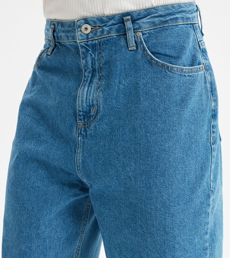 Buy Trendyol Balloon Fit Jeans In Blue | 6thStreet UAE