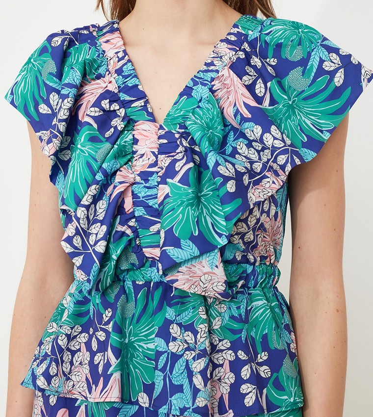 Classical Ruffle Buy Trendyol Classic Ruffle Dress In Multiple Colors | 6thStreet UAE