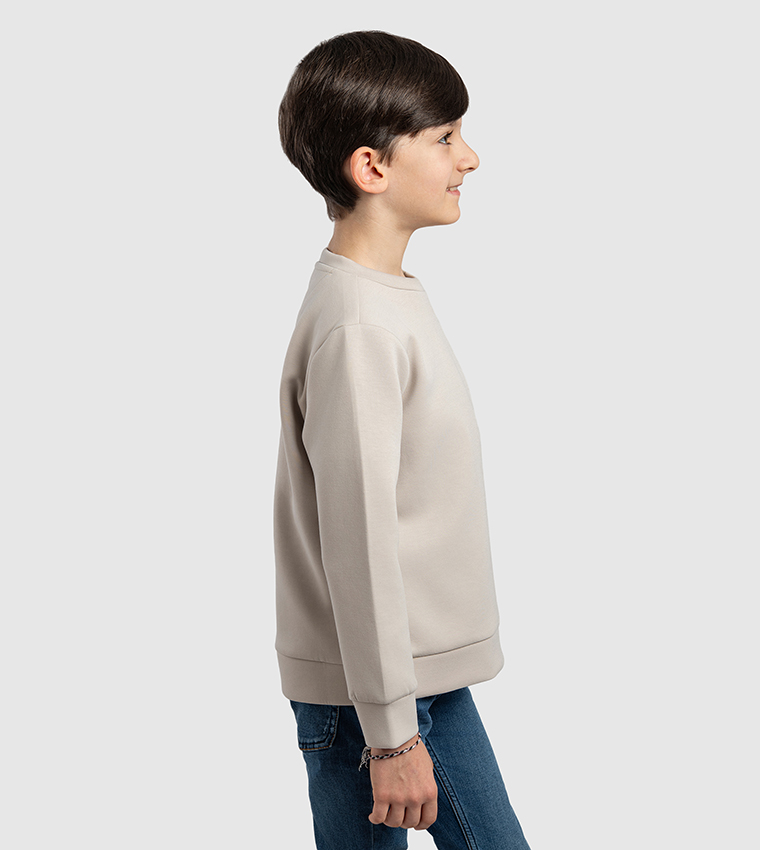 Logo Printed Crew Neck Sweatshirt