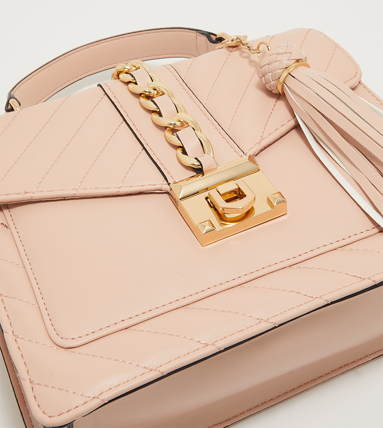 Buy Aldo Edeadan Flap Closure Satchel Bag In Pink 6thStreet Saudi Arabia