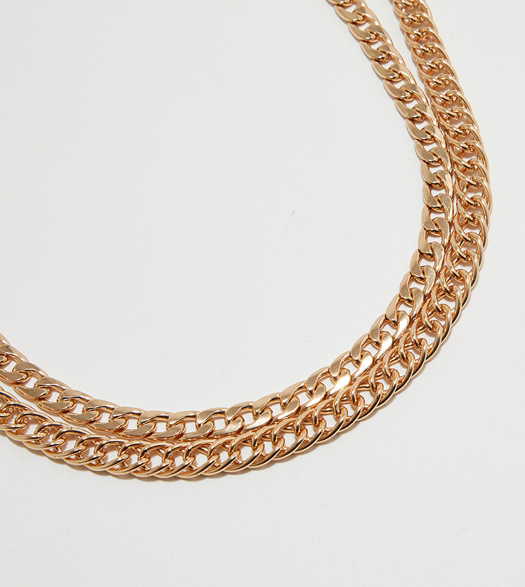 Buy Call It Spring BROALI Layered Hair Chain In Gold 6thStreet UAE