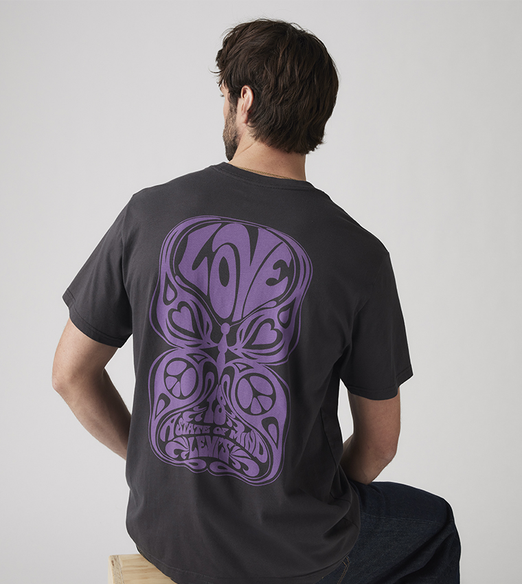 Back Printed Short Sleeves T-Shirt
