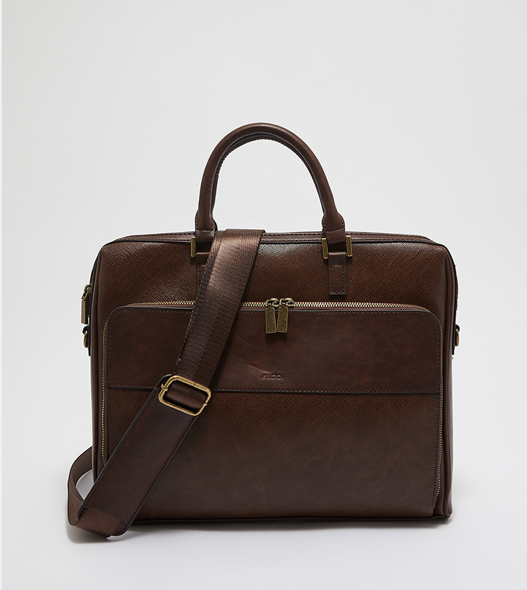 Buy Aldo Basic Laptop Bag In Brown 6thStreet UAE